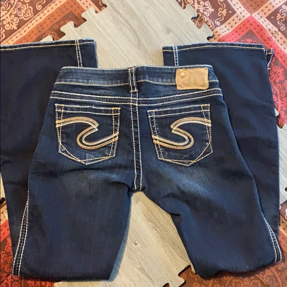 Silver jeans